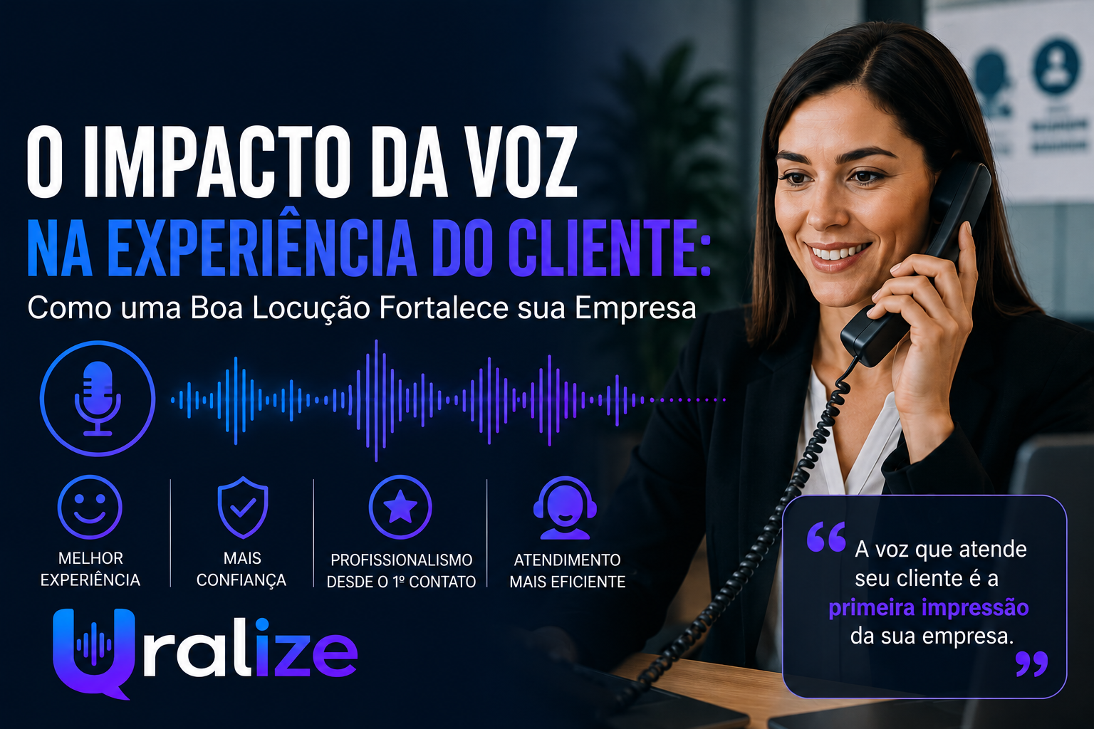 O Impacto da Voz na Experiência do Cliente | Atendimento Telefônico | Uralize
