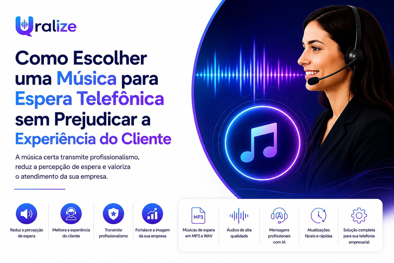 Como Escolher uma Música para Espera Telefônica sem Prejudicar a Experiência do Cliente