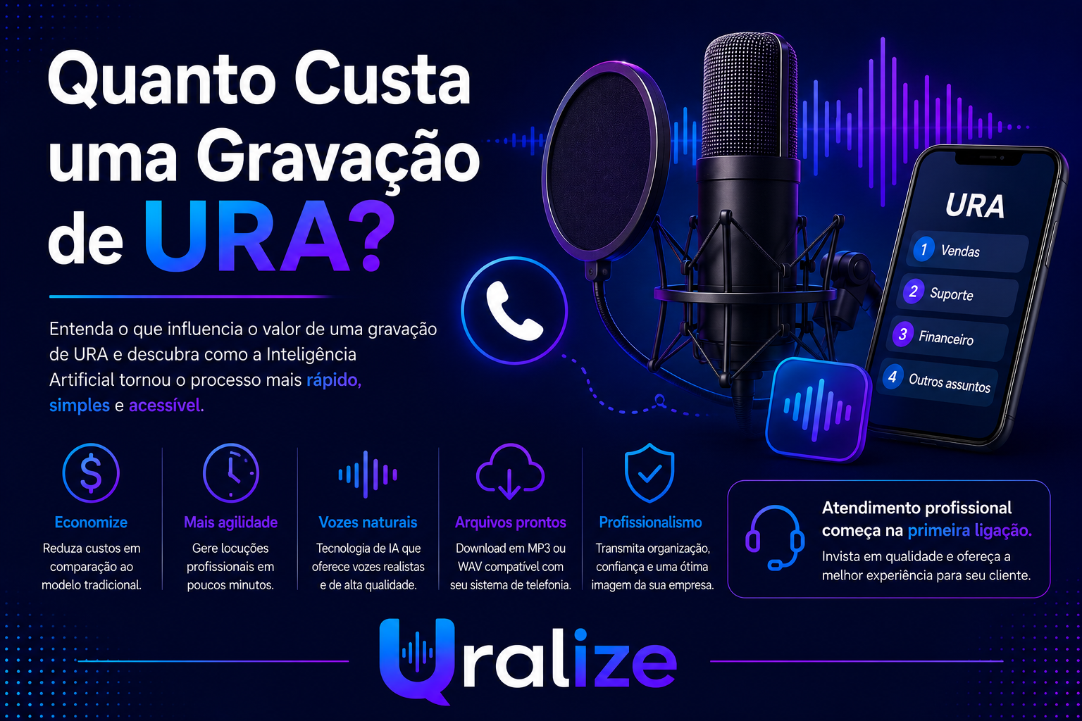 Quanto Custa uma Gravação de URA?