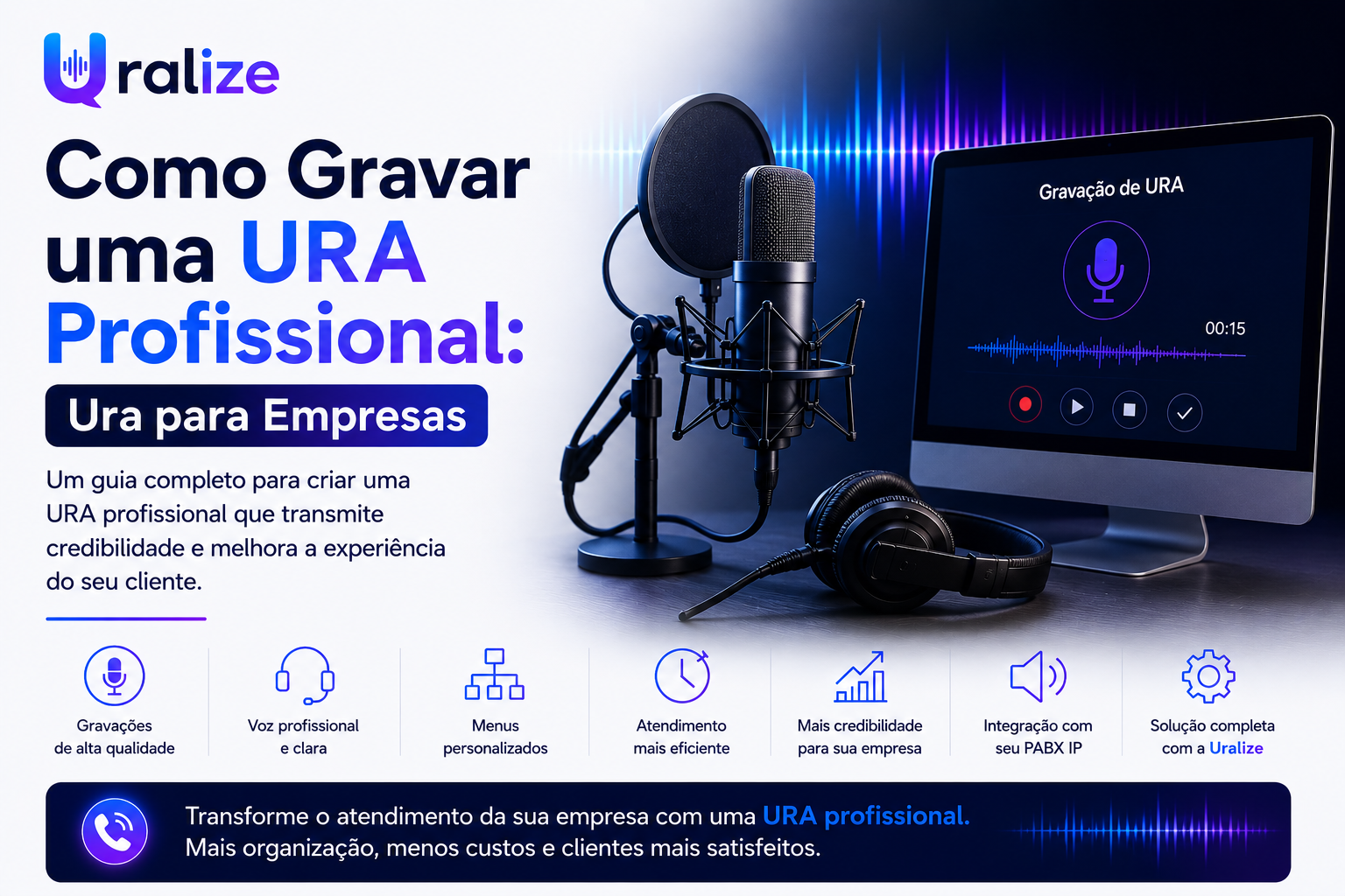 Como Gravar uma URA Profissional: Ura para Empresas